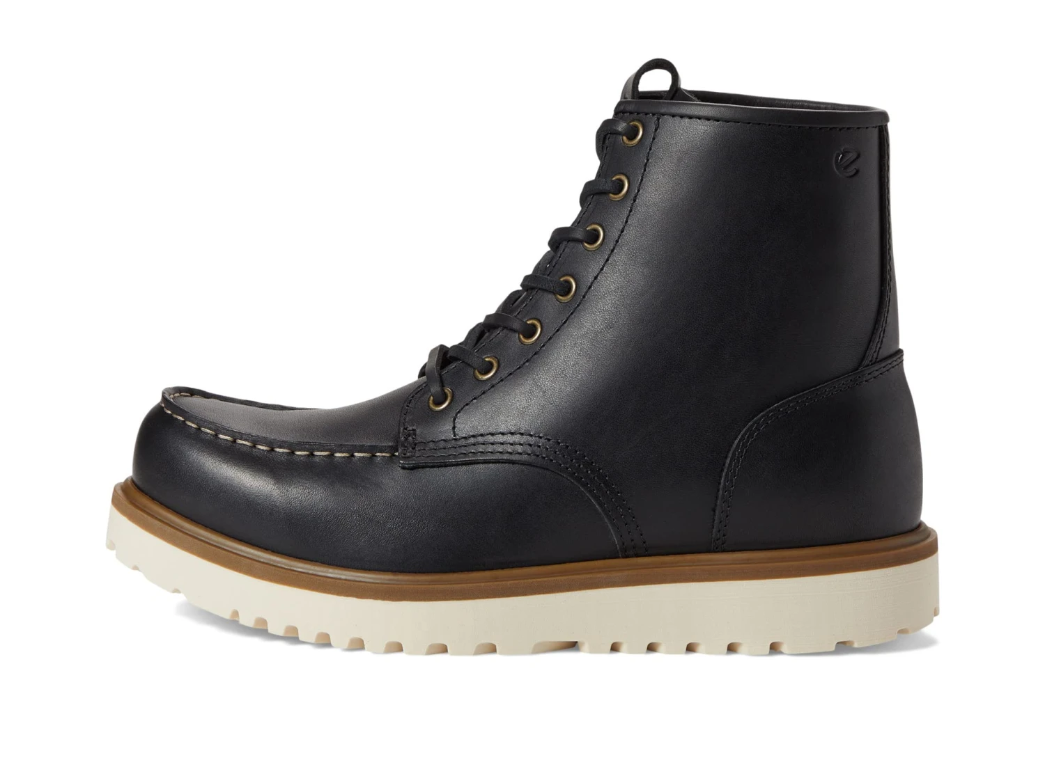 ECCO Staker Moc Toe Tie Premium Lace Boot 6 ECCO Staker Moc Toe Tie Premium Lace Boot - Image 4